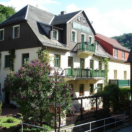 Pension Rauschenstein Bad Schandau Exterior foto