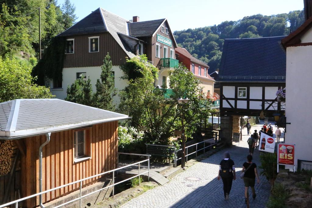 Pension Rauschenstein Bad Schandau Exterior foto