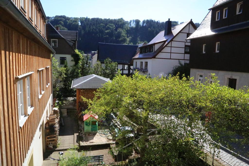 Pension Rauschenstein Bad Schandau Exterior foto